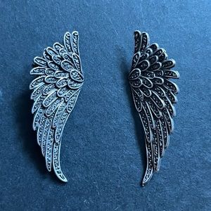 Angel wings earrings